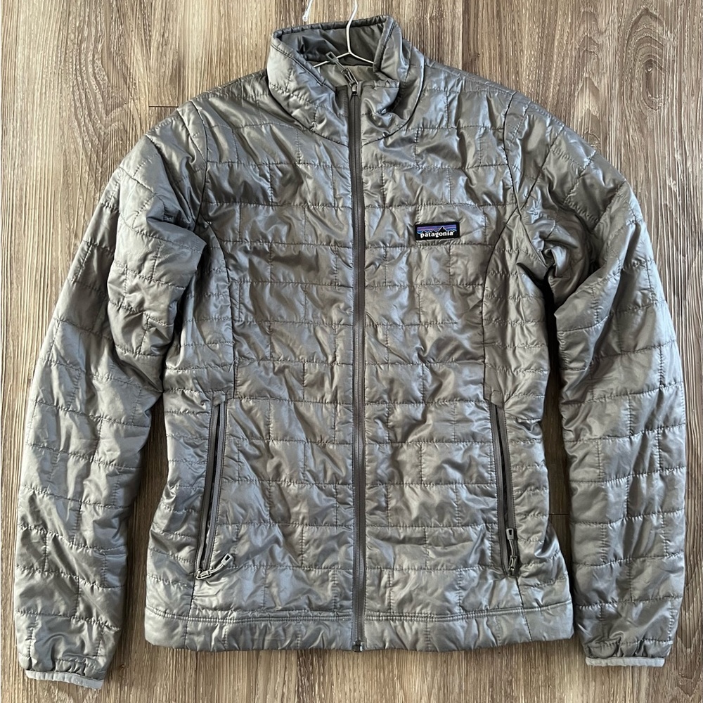 Women’s Gray Patagonia Nano Puff Jacket Size Small